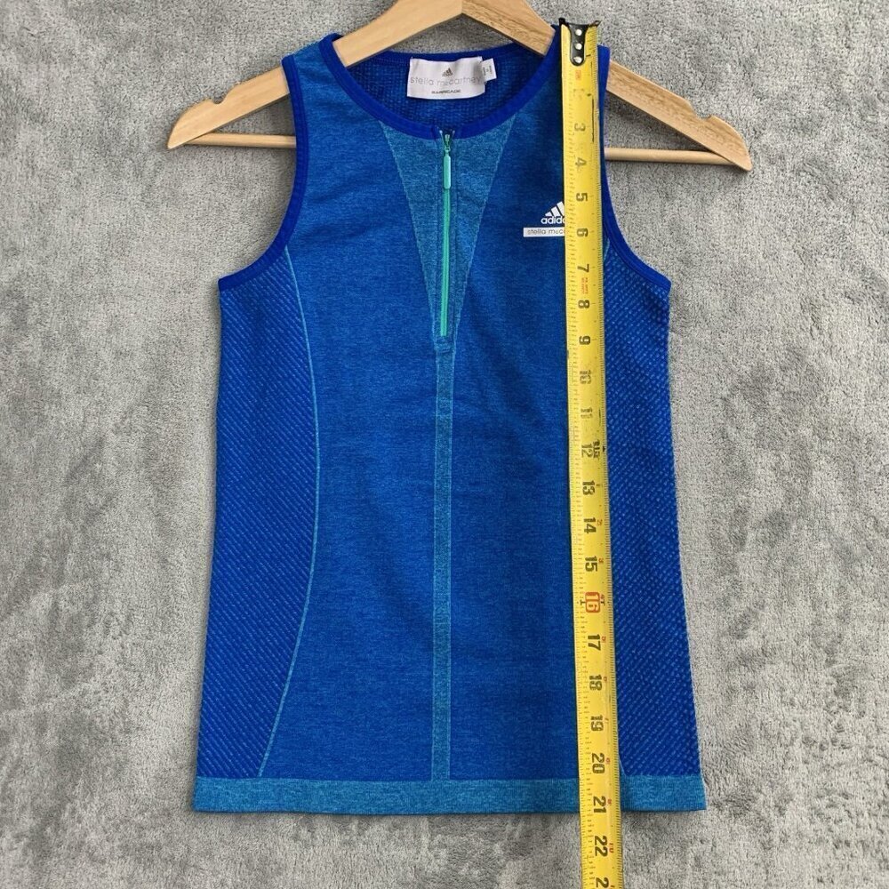 Adidas By Stella McCartney Shirt Womens XS Barricade Tank Top 1/4 Zip Athletic - Picture 2 of 9